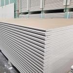 1220x2440mm Gypsum Plaster Boards Reinforced 15mm Thick For Ceiling