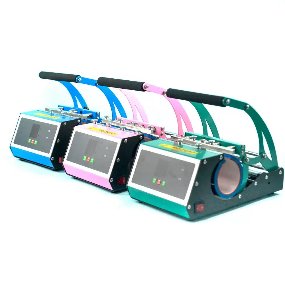 Colored 20OZ 30OZ Sublimation Mug Printing Heat Press Machine For Photo Printing