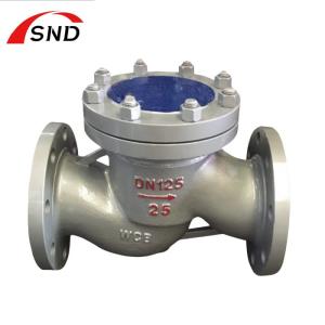 China Cast Steel Check Valve DN80 Lift Type For Water Supply And Drainage Industry wholesale