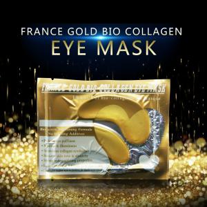 China Natural Gold Collagen Eye Mask Wrinkle Removing Reduces Dark Circles wholesale