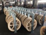 80kN Nylon Sheave Transmission Line Conductor Stringing Blocks OD660mm