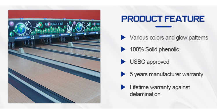 Accpeted OEM Latest Design Durable Entertainer Center Bowling Lanes and Ball Outlet