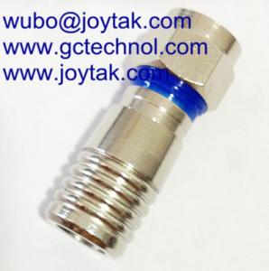 China F compression connector coaxial compression connector for RG6 coaxial cable wholesale