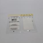 Self Adhesive Seal Top Biohazard Specimen Bag With Black Warning Label
