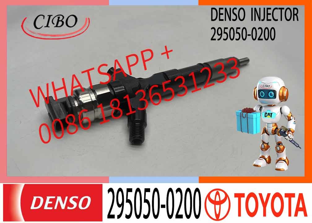 295050-0200 2kd Injector China New Fuel Injector Assembly 295050-0460 For 23670-30400 1KD-FTV 2KD-FTV Diesel Engine