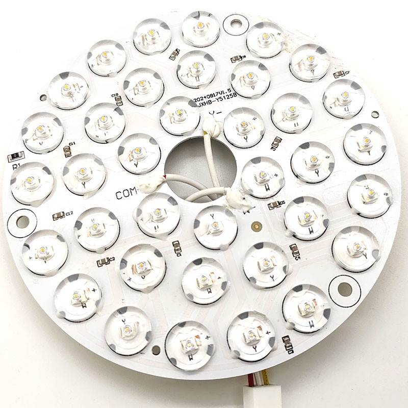 High Lumen 230V 15W 110MM 36V 3CCT Spare Part Ceiling Fan PCB Board Driver Less LED Modules Dimming And Color Adjustment