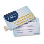 Credit Card Flash USB Drives 512MB 1GB 2GB Promotion