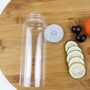 China Food Grade Cylinder Food Containers 0.5 Liter With Lids Water Dried Food wholesale