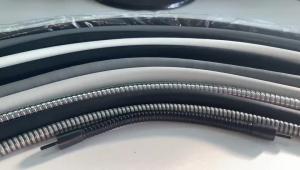 China 28mm Silicone Flexible Gooseneck Tube , Bendable Stainless Steel Tubing For Lamp wholesale