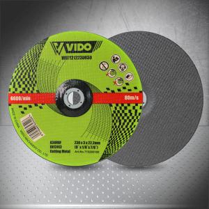 China Low Abrasion Loss 230x3mm Metal Grinding Cutting Disc，Run-out tolerance is lower, better balance, low vibration wholesale
