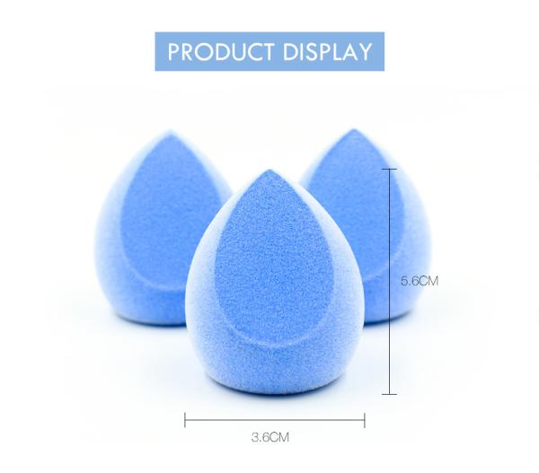 Blue Face Makeup Sponge Puff Facial Cosmetic Concealer Cream Foundation Powder