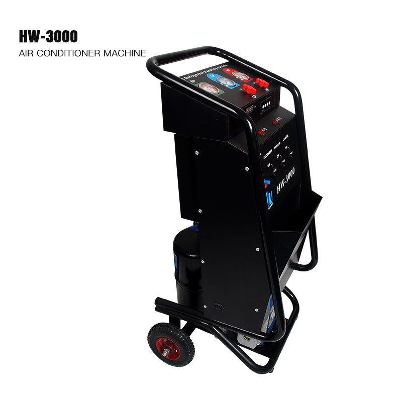 780W 8HP Portable AC Machine R134a HW-3000 AC Recharge Machine For Car