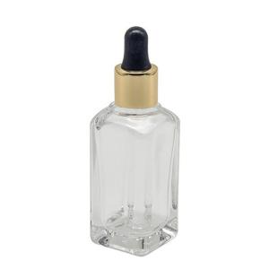 China Frosted Glass Black 15ml Essential Oil Bottle With Dropper wholesale