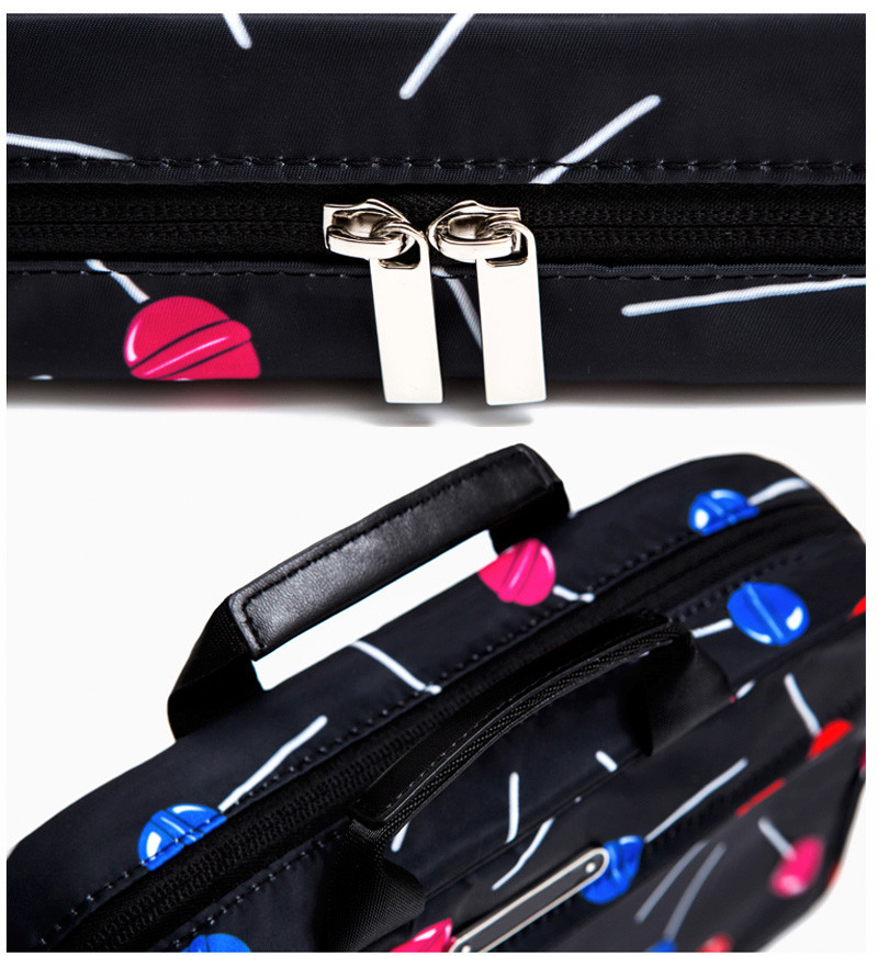 Black Folding Portable Travel Cosmetic Hanging Toiletry Bag