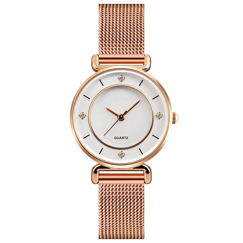Simple And Fashionable Women'S Watch With Diamond Quartz Creative Watch