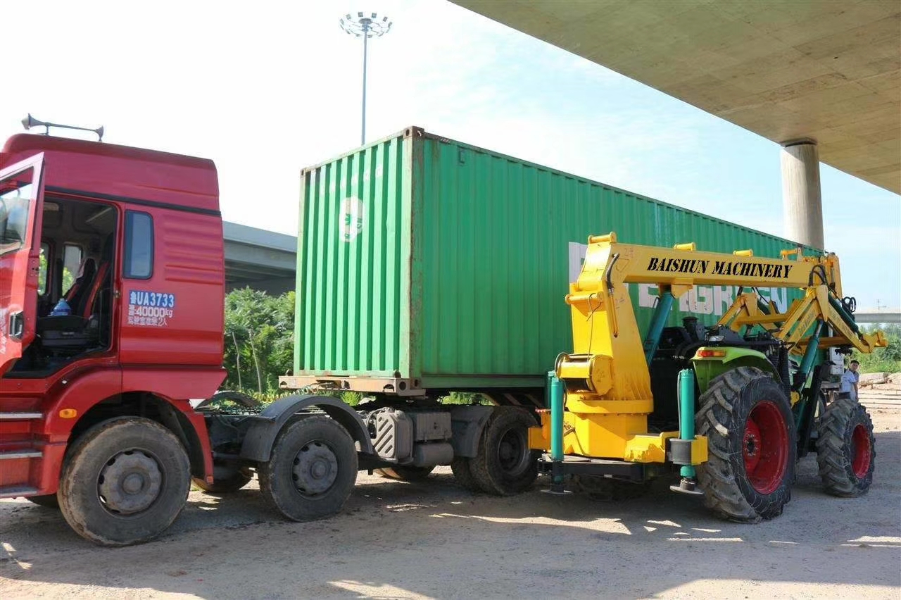 High Performance Hydraulic pole master electric pole erecting crane & digging hole machine