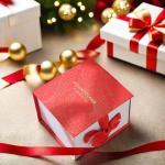 Gold Hot Stamping Rigid Cardboard Cosmetic Gift Box Packaging Book Shaped