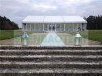 Catering White Marquee Tent , Full Glass Wall Tent 200 People Capacity