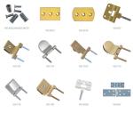 ISO Windows Steel Door Hinge Chrome Zinc Surface For Interior Door