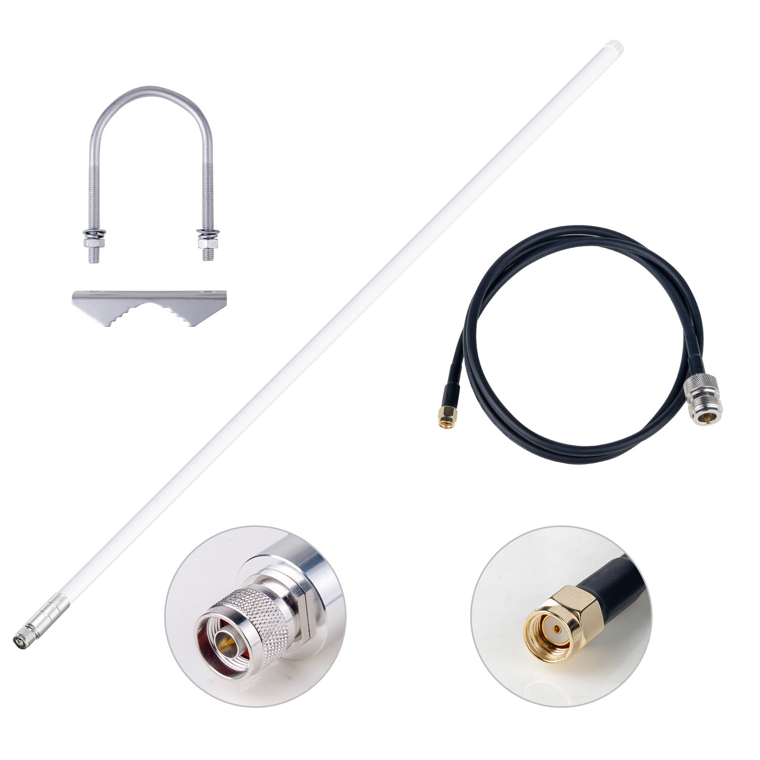 915MHz Omni Directional Fiberglass LoRa Antenna For Hotspot Miner