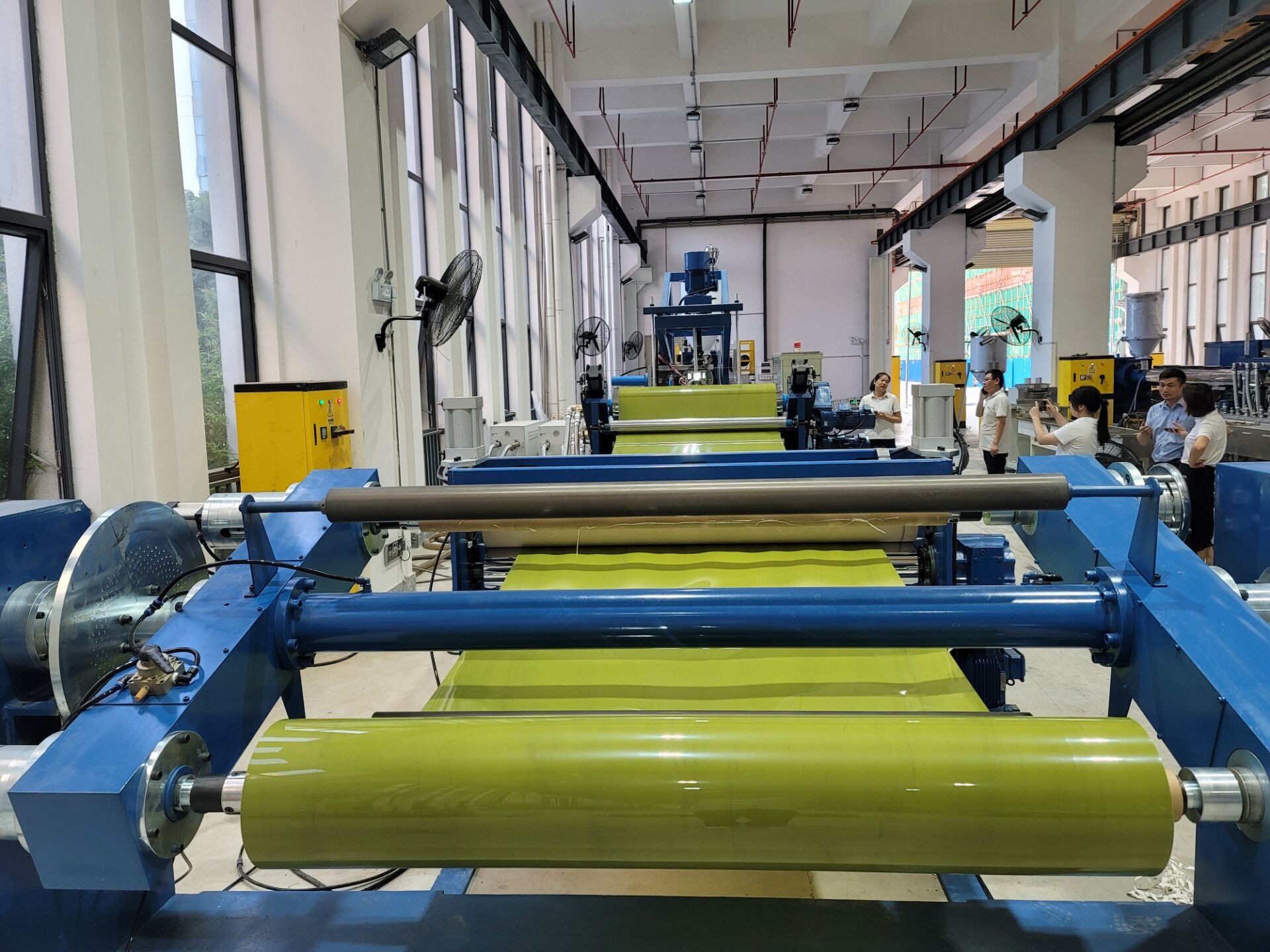ABS PP PE Sheet Extrusion Machine 100mm 380V / 50Hz 25000*2000*2500mm