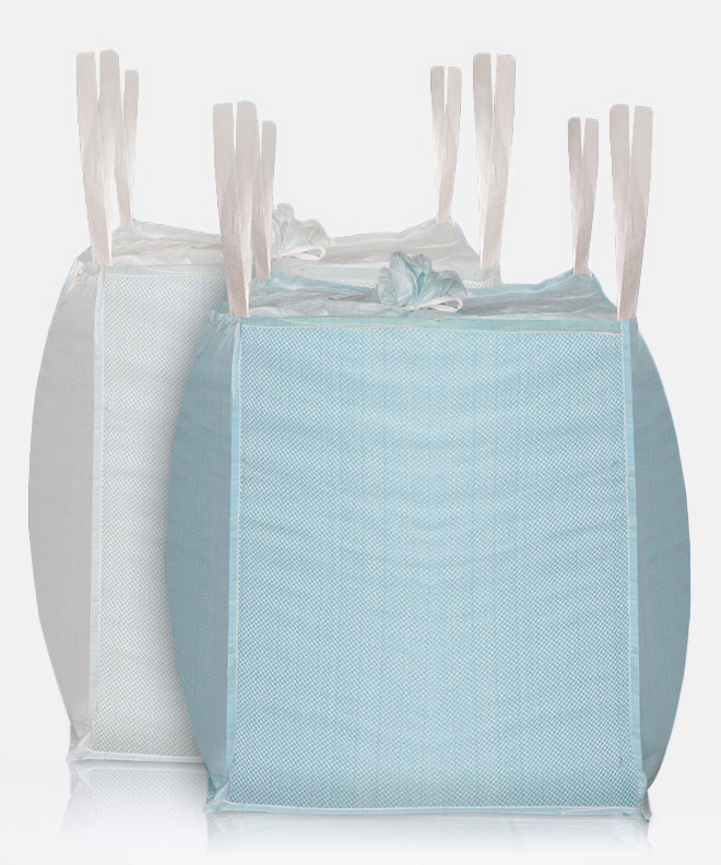 1000kg Type D FIBC Bags Baffle 110cm 2000kg Q Cubicon
