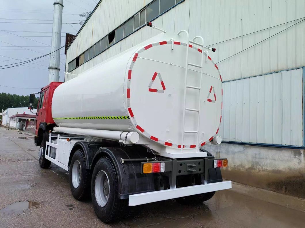 HOWO 6X4 Fuel Truck 20000 to 25000 Liters Fuel Oil Tank Tanker Truck for Sale