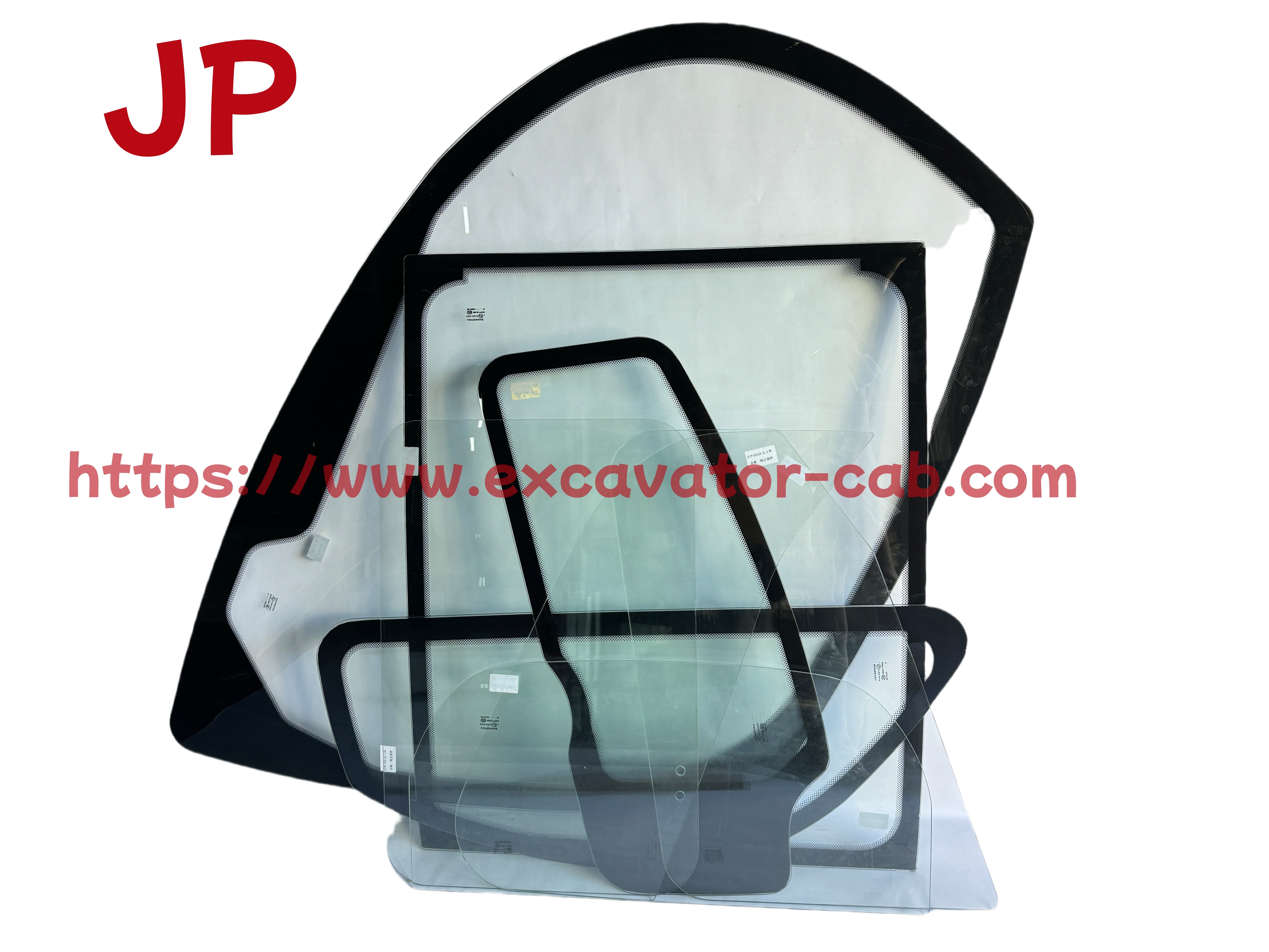 Excavator Cab Full Glass For Doosan DH55