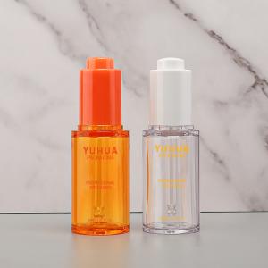 China Clear 1oz 30ml Plastic Essential Oil Bottle With Press Dropper wholesale