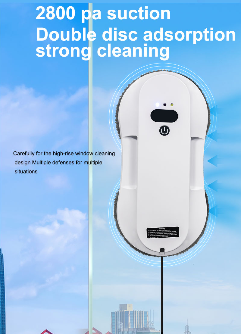 Ultra Thin Window Cleaning Robot with App-Controlled Remote Control and Private Mold
