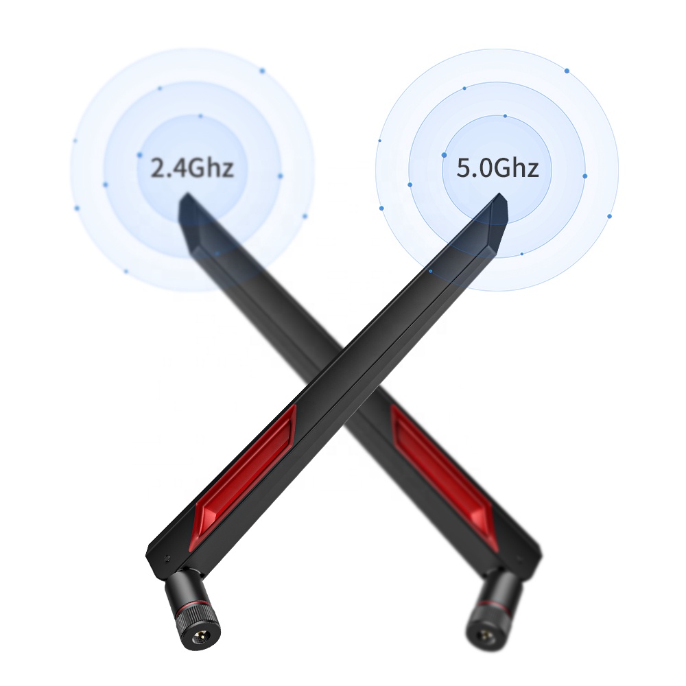 Impendence 50 ABS Rubber Paddle Antenna for 2023 Dual Band 5G Wifi Compatibility