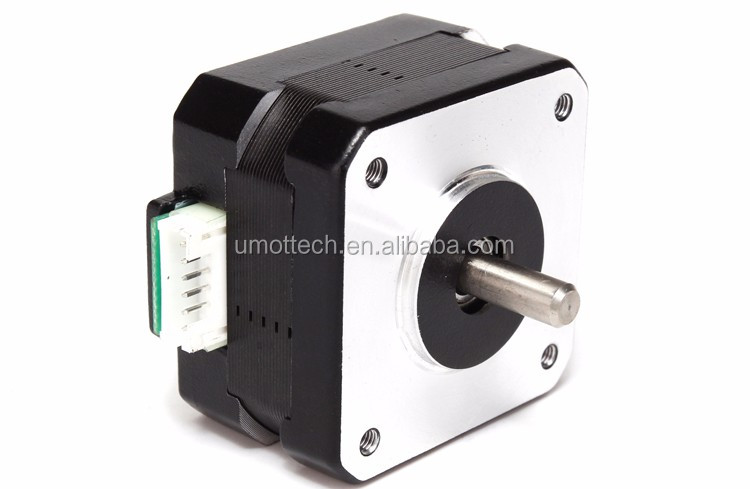Class B Insulation 2 Phase Nema 17 42mm Hollow Shaft Stepper Motor for Smooth Motion
