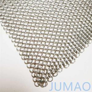 China Stainless Steel Ring Mesh Chainmail Curtain For Architecture Shower wholesale