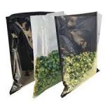 Embossed Vacuum Sealer Black Bags PE Dry Frozen Food Packaging Bag