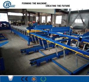 China 0.3 - 0.8mm Thickness Roof Panel Roll Forming Machine 380V / 50HZ / 3Phase wholesale