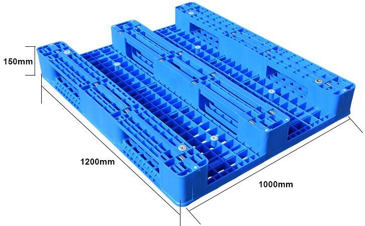 Standard sizes HDPE large collapsible plastic pallet box, Heavy duty industry storage use collapsible plastic mega bin