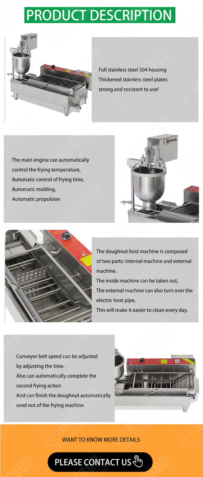 Donut Machine Automatic Commercial Dough Maker Machine