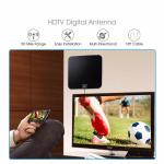 Updated 2018 Version TV Antenna, Indoor Digital HDTV Antenna Amplified 75 Mile