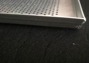 China 304 Customized Round Hole Baking Stainless Steel Punching Tray wholesale