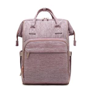 China ISO9001 Pink Oxford Cloth Large Capacity Mommy Nappy Bag Backpack wholesale