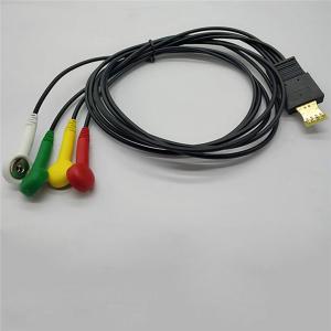China Schiller Medical Electrode Snap Connector , Portable IEC Holter Leads wholesale