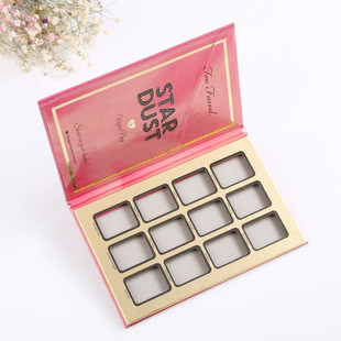 Custom Luxurious Cosmetic Eye shadow Packaging Box with Satin Lining Options