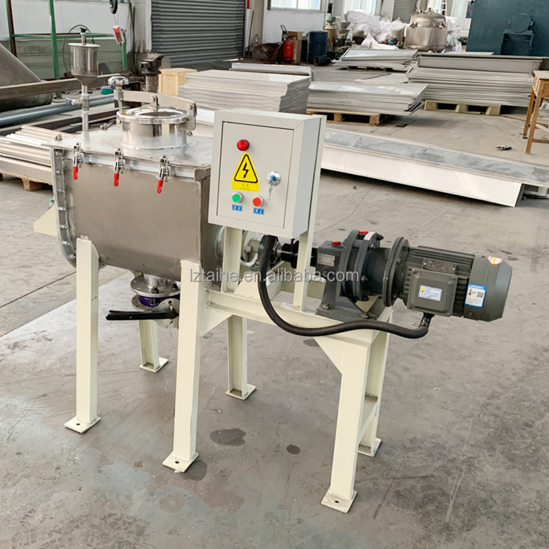 Stainless Steel 304 ribbon powder mixer Small Dry Horizontal Ribbon Blender