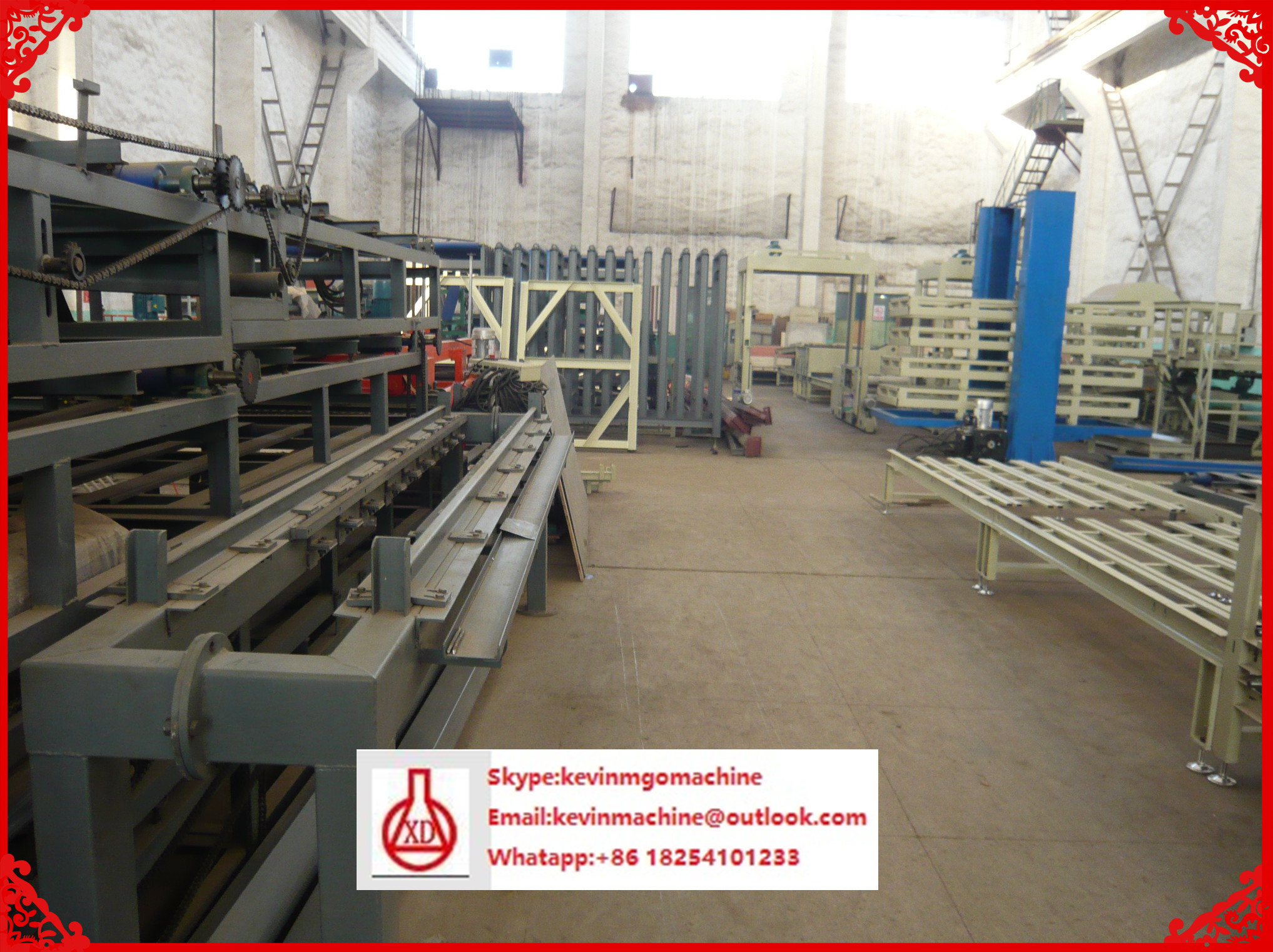 High Automatization Degree Fiber Cement Board Making Machine 1400*1800cm Size