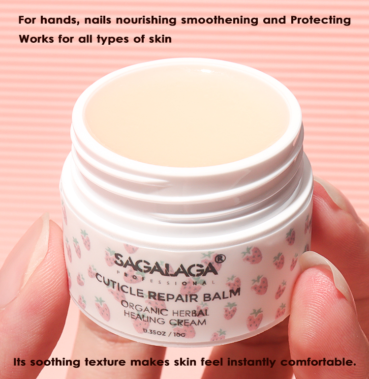 Factory Price Organic Cuticle Care Cream Natural Nail Repair Balm Scented Hand Butter Moisturizing Dry Nails