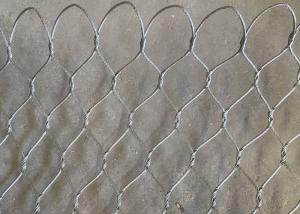 China High Tensile Stainless Steel Woven Rope Mesh For Architectural Safety Protection wholesale