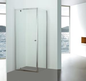 China Pivot Door Bathroom Shower Enclosures , Square Shower Cabins 800 X 800 X 1850 mm wholesale