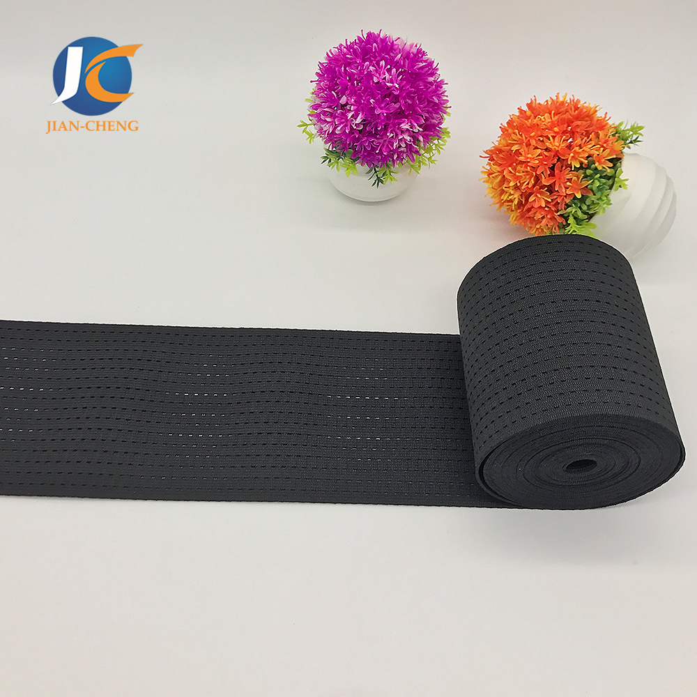 Buttonhole 23 cm Wide Strap Waistband Elastic Webbing polyester elastic band