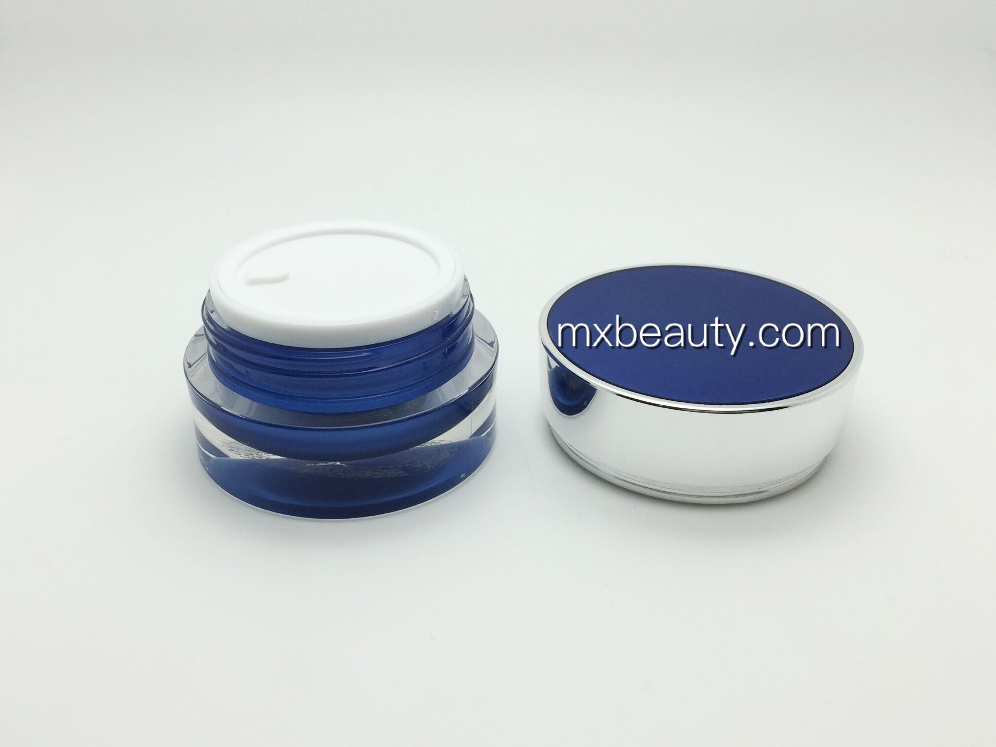 first class pmma waist shape cream jar for different size 15g 25g 45g acrylic cream jar cosmetic cream jar