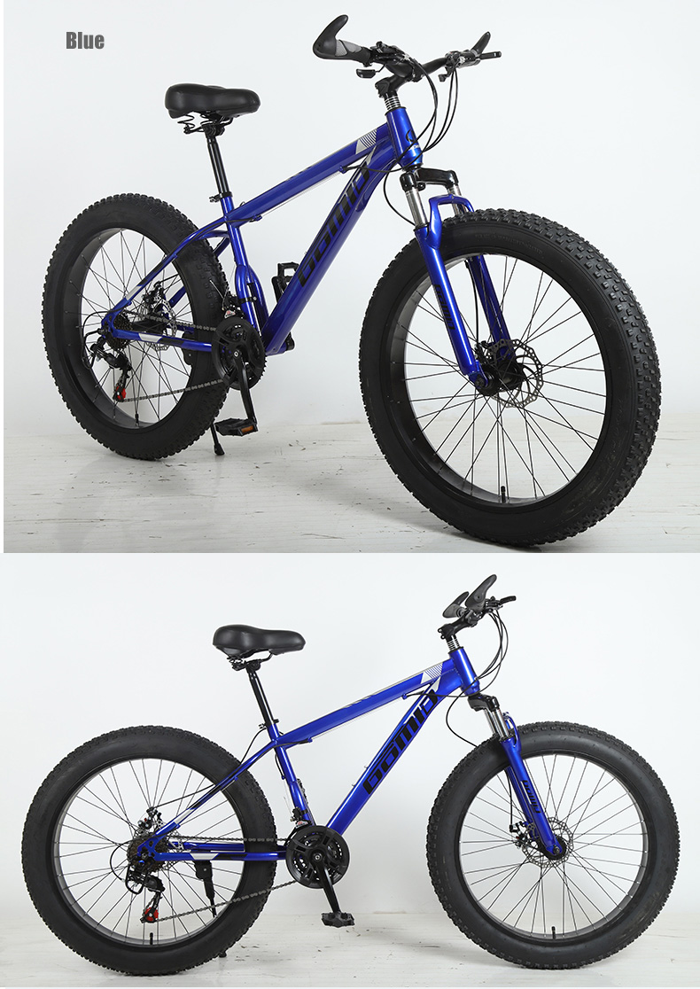 Comfortable Swallow Handlebar Fat Tire Bike OEM Customizable Snow Mountain Beach Cruisers Cycle Bicycle 26inches